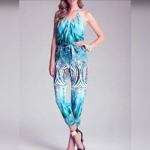 Bebe tropical jumpsuit
